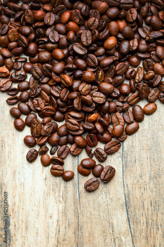 Coffee Beans roasted, can be used as a background