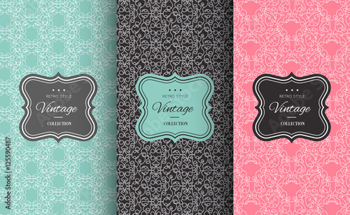Retro chic pattern