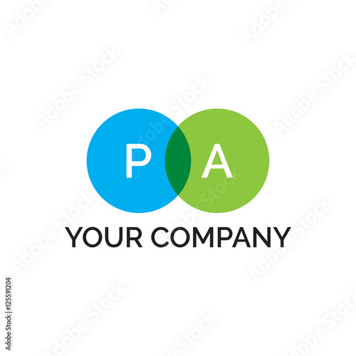 Free Download simple initial two circle PA - GFXLoad