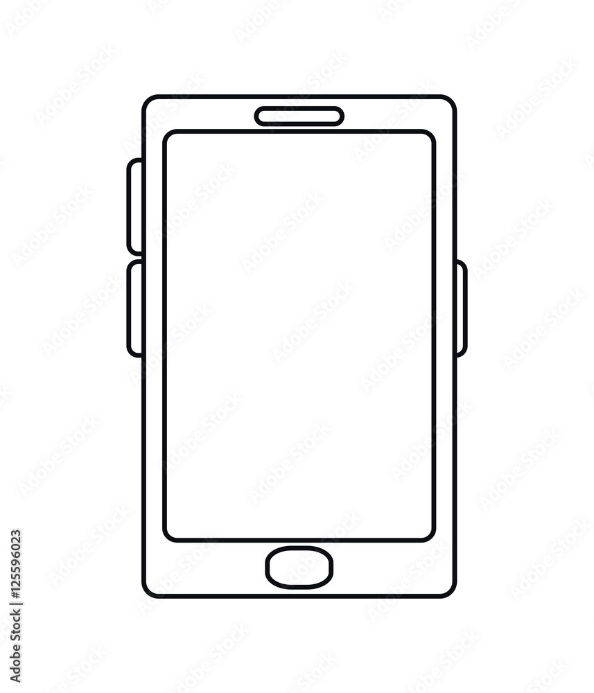 Smartphone icon. Device gadget technology and electronic theme. Isolated design. Vector illustration Smartphone icon. Device gadget technology and electronic theme. Isolated design. Vector illustration