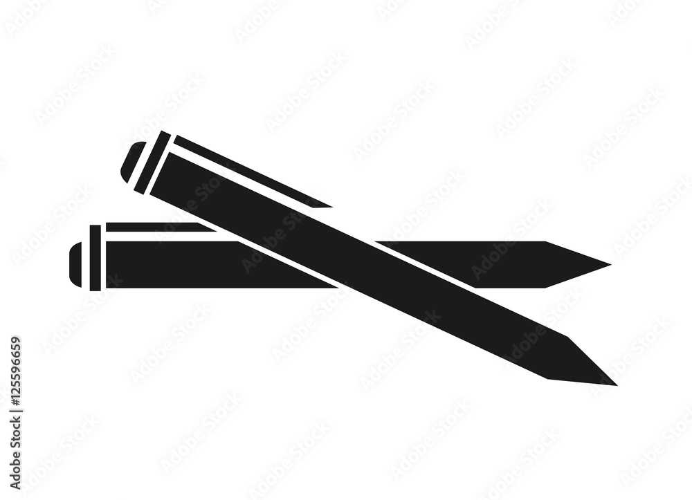 Pen icon. Write tool office object and instrument theme. Isolated design. Vector illustration Pen icon. Write tool office object and instrument theme. Isolated design. Vector illustration