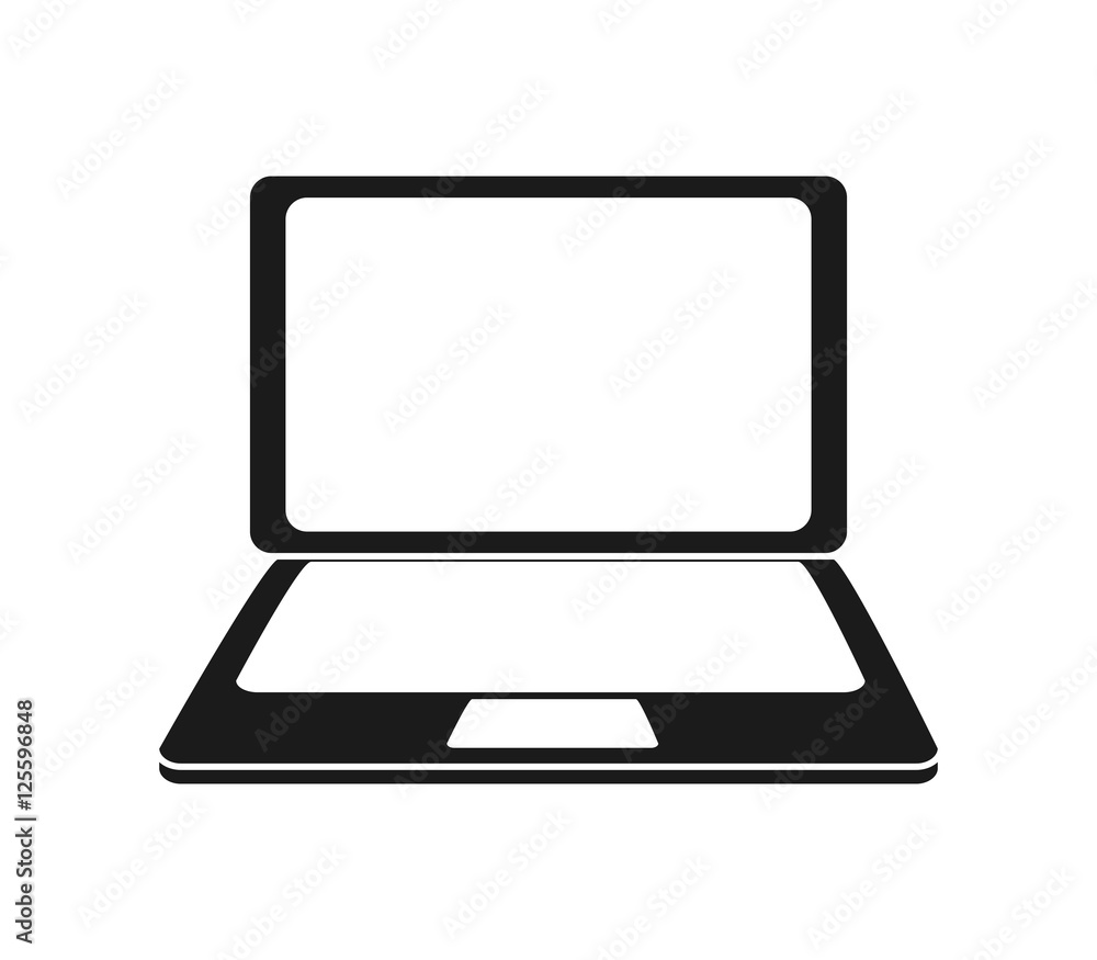 Laptop icon. Device gadget technology and electronic theme. Isolated design. Vector illustration Laptop icon. Device gadget technology and electronic theme. Isolated design. Vector illustration
