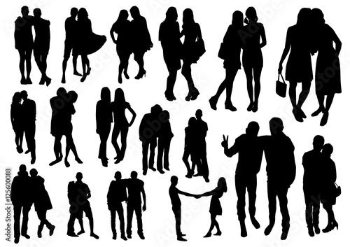 Pairs silhouettes