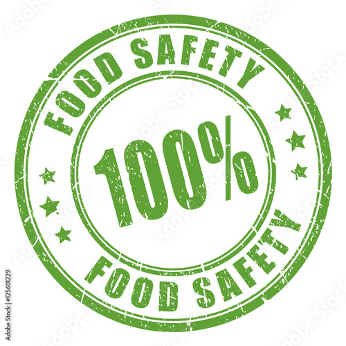 Food safety rubber stamp