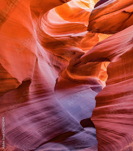 Rock formation in Antelope Canyon in Arizona, USA