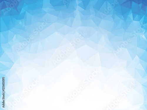 blue glass geometric mosaic background