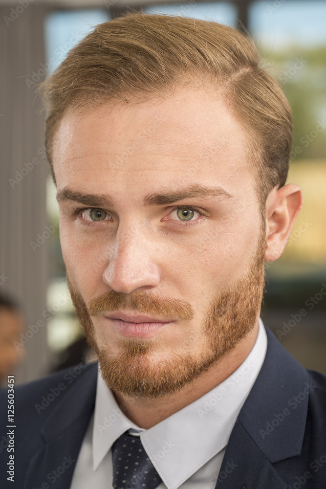 Portrait young businessman Portrait young businessman