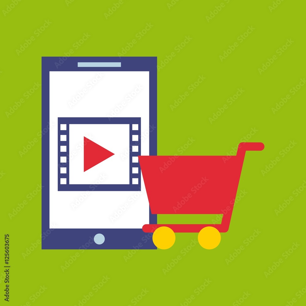 video marketing flat line icons vector illustration design video marketing flat line icons vector illustration design