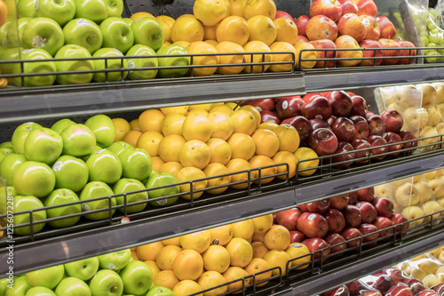 Fresh fruits at a market