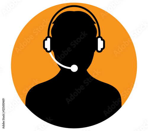 Call Center Man Icon