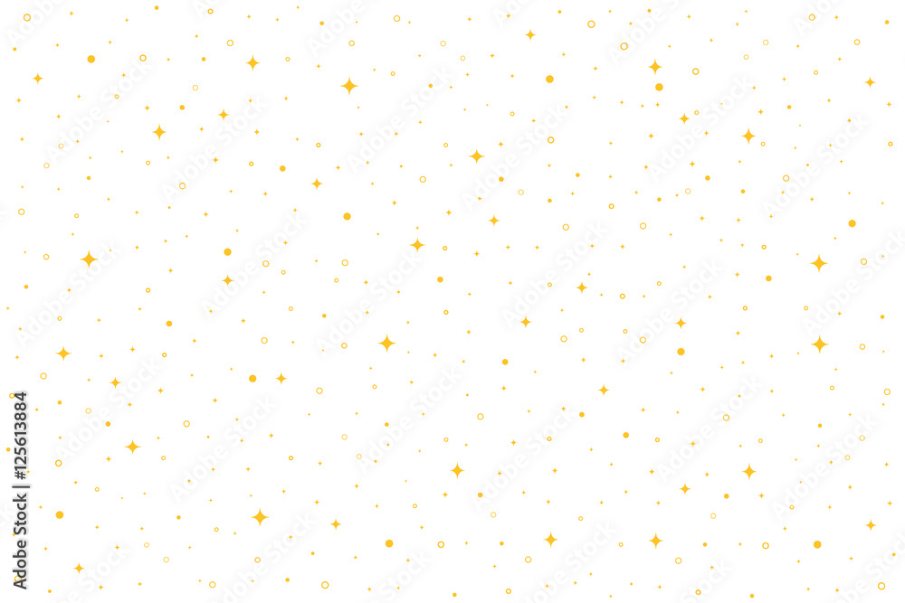 Horizontal backdrop with stars, rings, circles. Yellow and white hipster Background with geometric elements Horizontal backdrop with stars, rings, circles. Yellow and white hipster Background with geometric elements