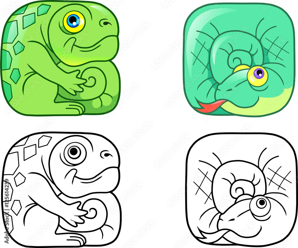 Obraz premium reptiles