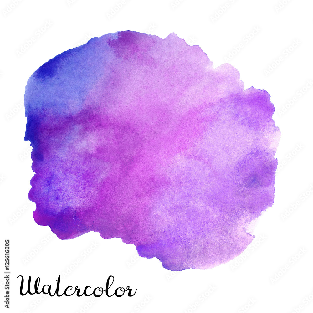 Watercolor blot Watercolor blot