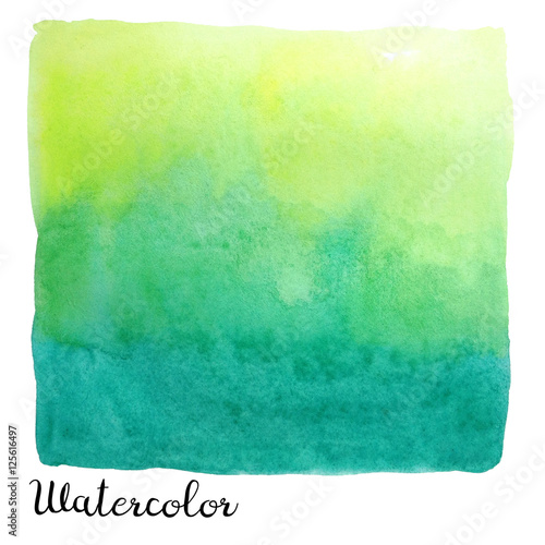 Watercolor square