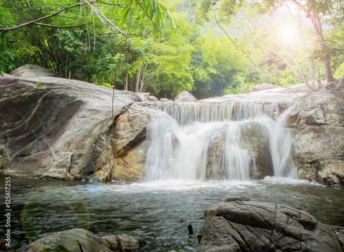 Khao Chon Waterfall  in Suan Phueng Ratchaburi  Thailand