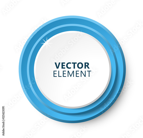 High Quality Modern Color Buttons on White Background. Vector Isolated Illustration.