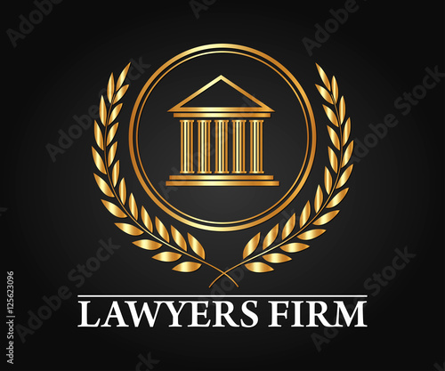 Luxury Lawyer Firm and Lawyer Company Logo Vector Design
