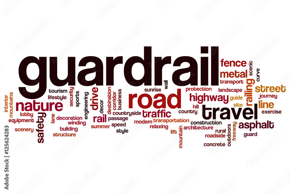 Guardrail word cloud