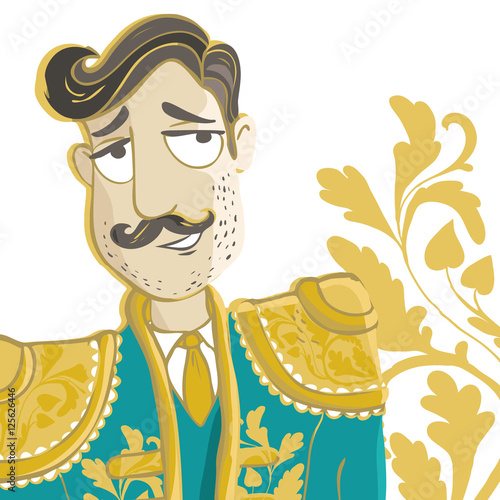 Corrida vector illustration.