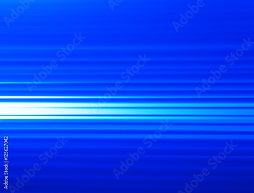 Horizontal blue motion blur background