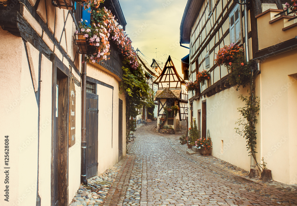 Obraz premium Beautiful view of old town in Europe