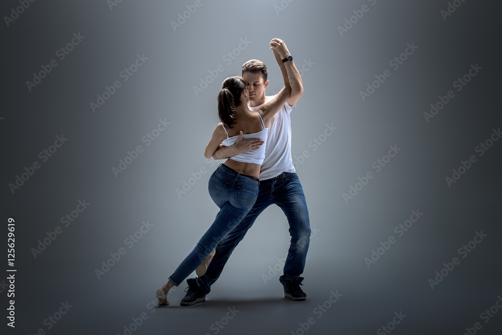 Fototapeta para tańczy społeczny danse