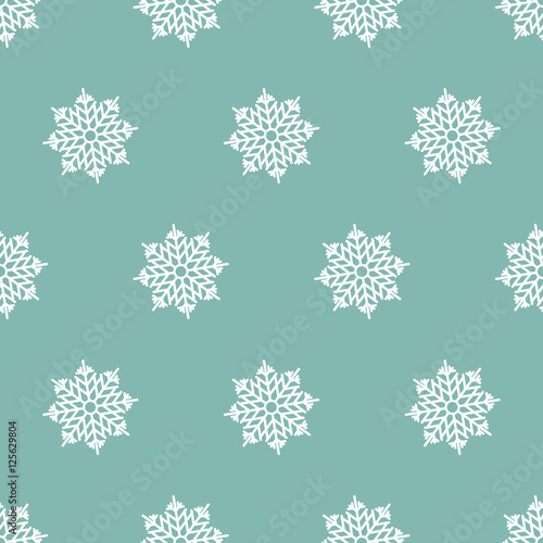 Digital Paper for Scrapbooking Blue white Snowflakes Frozen Texture seamless