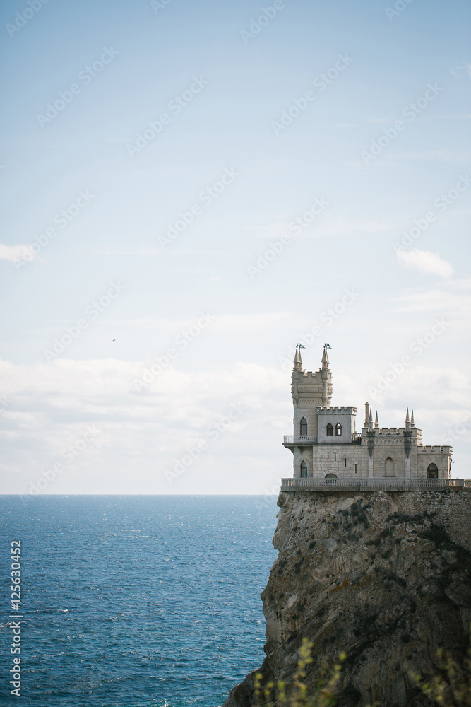The castle Swallow's Nest on the rock, Crimea