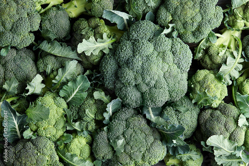 Fresh broccoli background