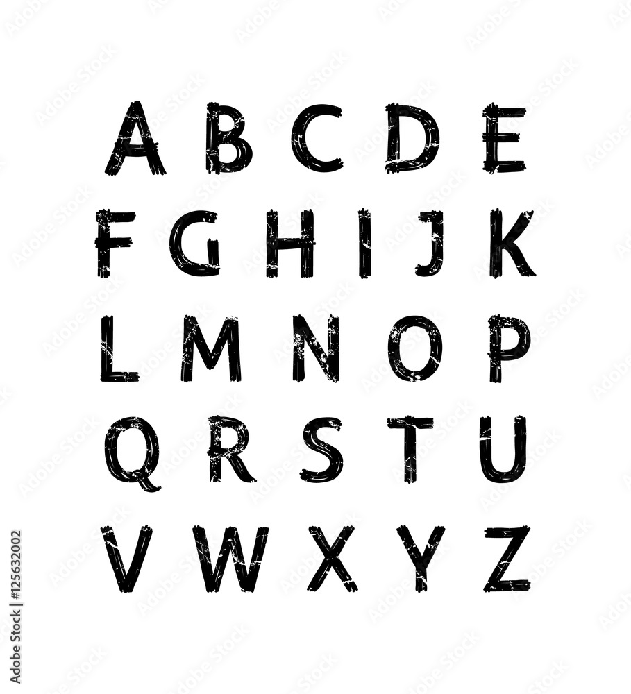 Alphabet poster