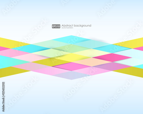 Abstract geometric background. Modern overlapping triangles. Unusual color shapes for your message. Pattern design for banner, poster, flyer, card, postcard, cover, brochure.