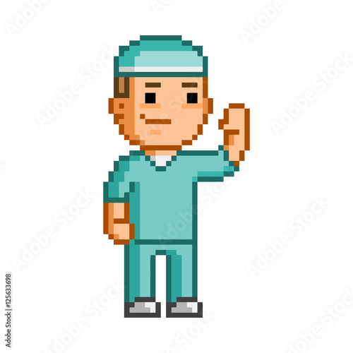 Vector 8 bit pixel surgeon for design