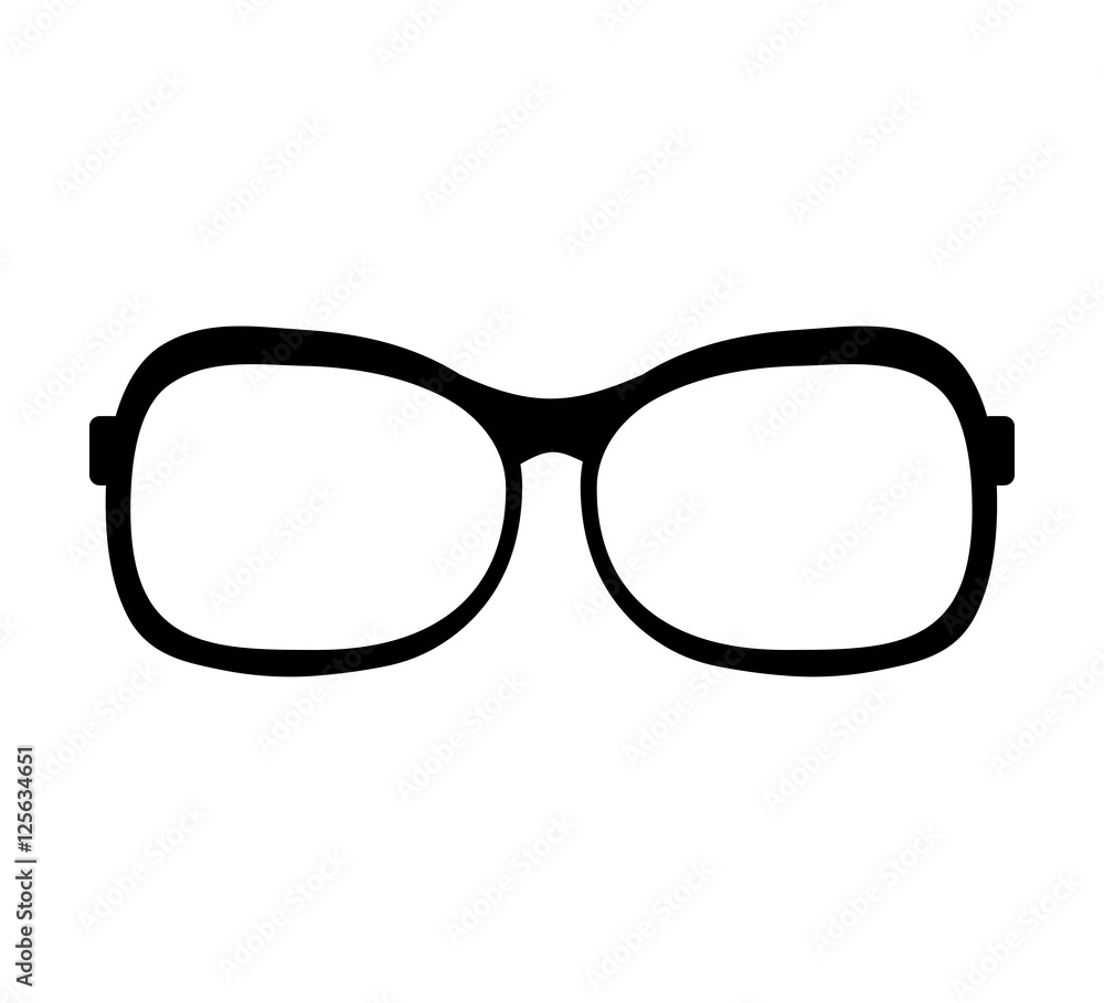 style glasses isolated icon vector illustration design style glasses isolated icon vector illustration design