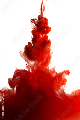 red dye in water 