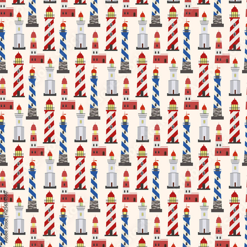 Seamless marine pattern.