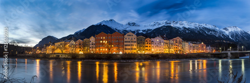 Innsbruck at night - Austria photo