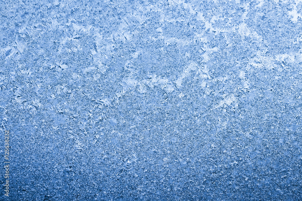 cold winter frost background