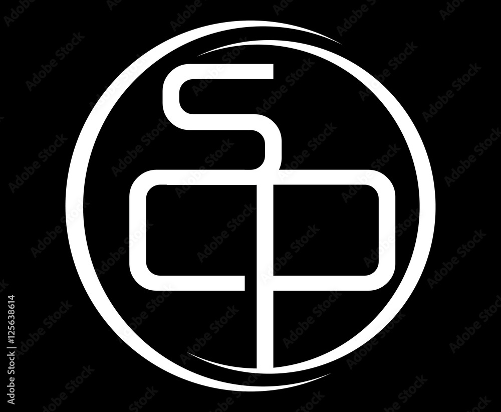 Black and White SCP Logo Design Black and White SCP Logo Design