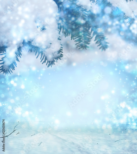 abstract winter Christmas background © nj_musik