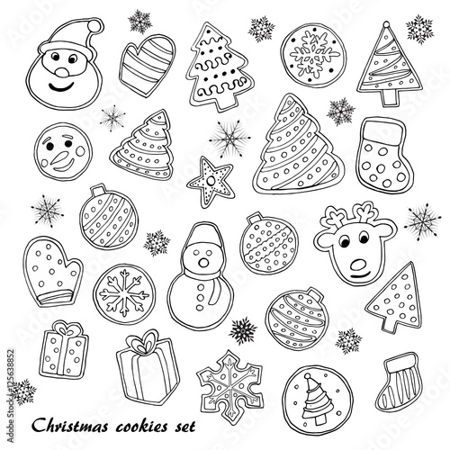 christmas cookies set