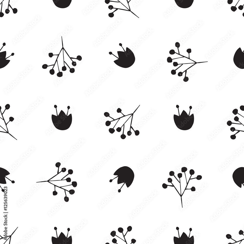Black and white abstract pattern Black and white abstract pattern