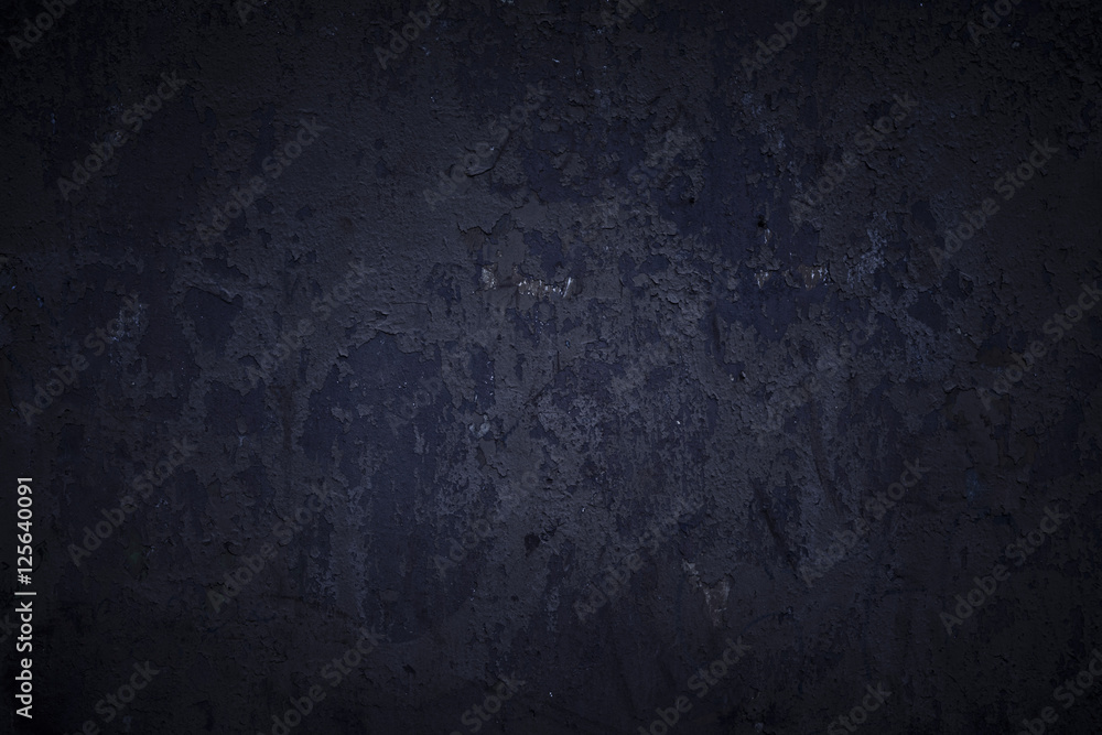 Fototapeta premium Textured black grunge background