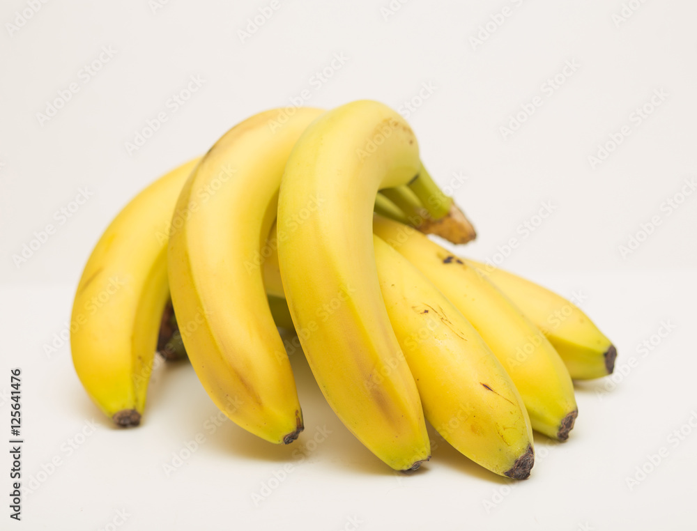 Bunch of bananas isolated on white background Bunch of bananas isolated on white background