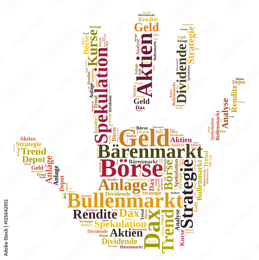 Börse word cloud Börse word cloud