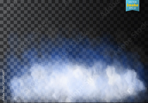 Fog or smoke isolated transparent special effect.