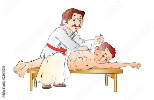 Accupuncture, illustration