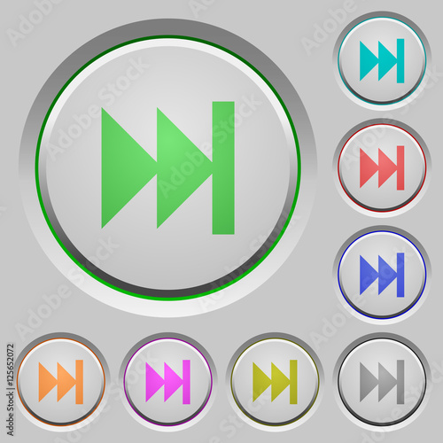 Media fast forward push buttons