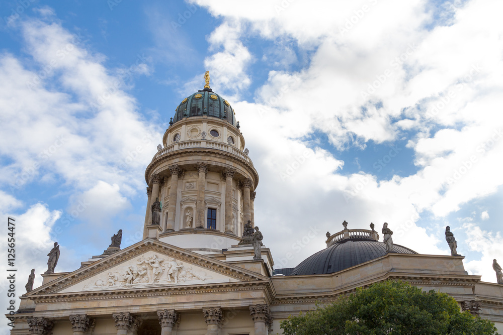 Top of German Church, Gendarmenmarkt, Berlin.