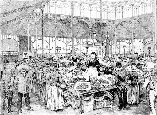 Photography A Fish Market in Paris, France.