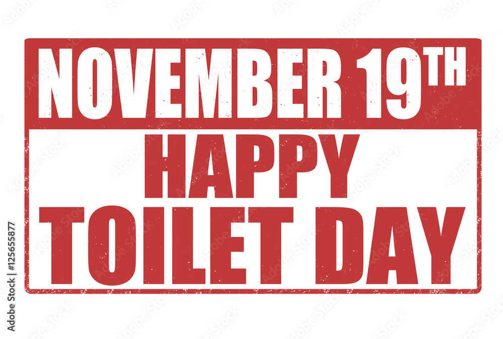 © Balint Radu - World toilet day sign or stamp © Balint Radu - World toilet day sign or stamp